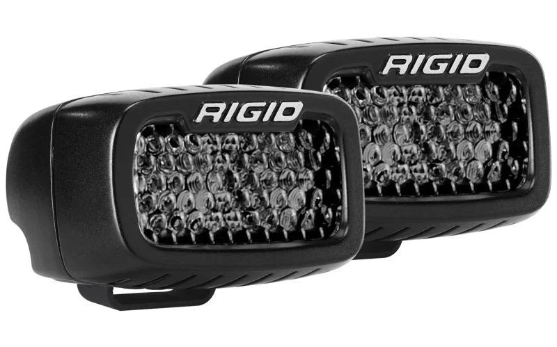 Rigid Industries SR-M Series PRO Midnight Edition - Spot - Diffused - Pair - Main Product View
