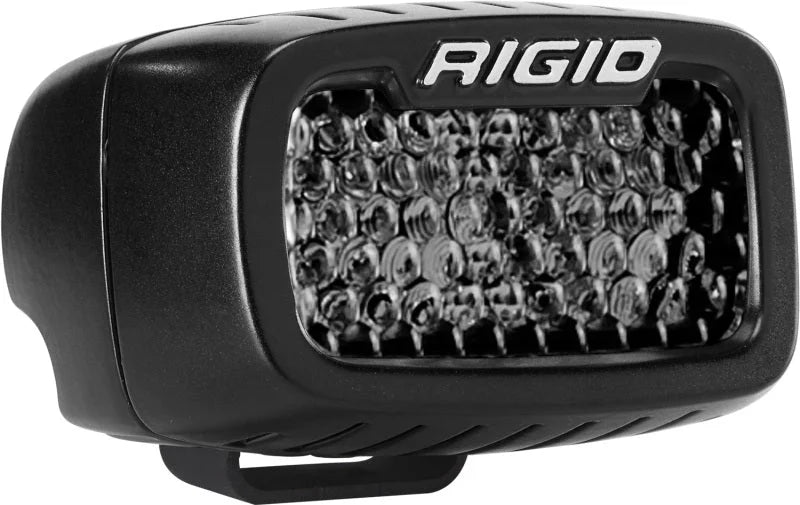 Rigid Industries SR-M Series PRO Midnight Edition - Spot - Diffused - Pair - Side View
