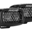 Load image into Gallery viewer, Rigid Industries SR-M Series PRO Midnight Edition - Spot - Diffused - Pair - Detail View