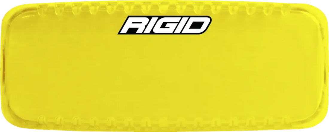 Rigid Industries SR-Q Light Cover - Yellow - Side View