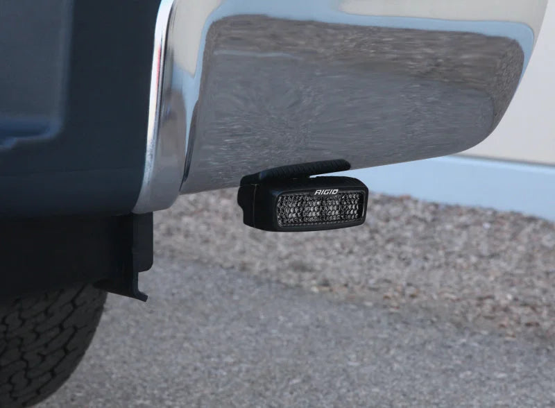 Rigid Industries SR-Q Series PRO Midnight Edition - Spot - Diffused - Pair - Back View