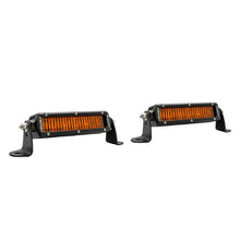 Load image into Gallery viewer, Rigid Industries SR-Series SAE 6in. w/ Amber PRO Lens (Pair) - Side View