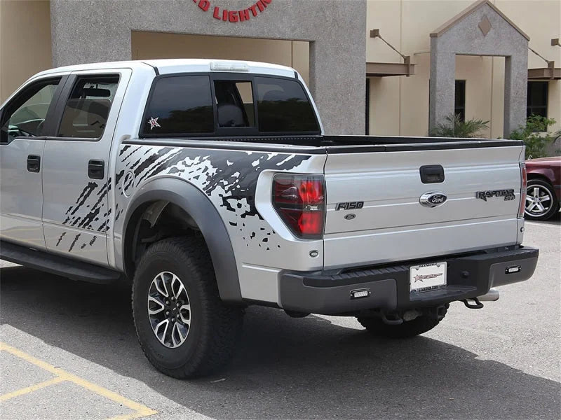 Rigid Industries SRQ - Flush Mount - Diffused - Back Up Light Kit - Side View