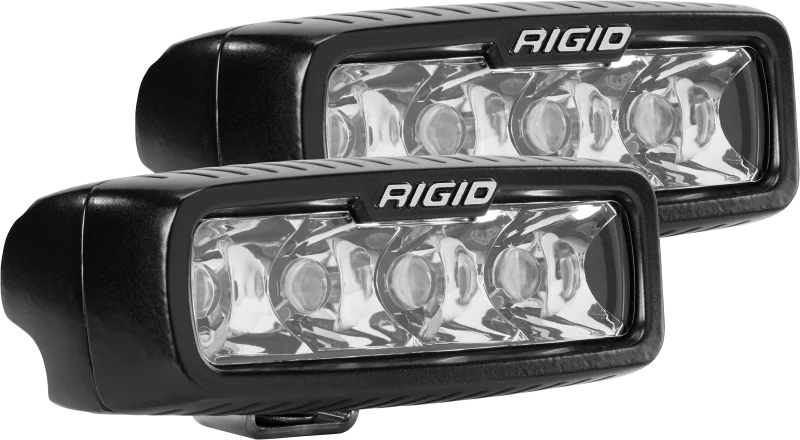 Rigid Industries SRQ - Spot - White - Set of 2 - Side View