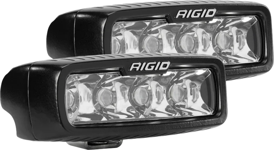 Rigid Industries SRQ - Spot - White - Set of 2 - Side View