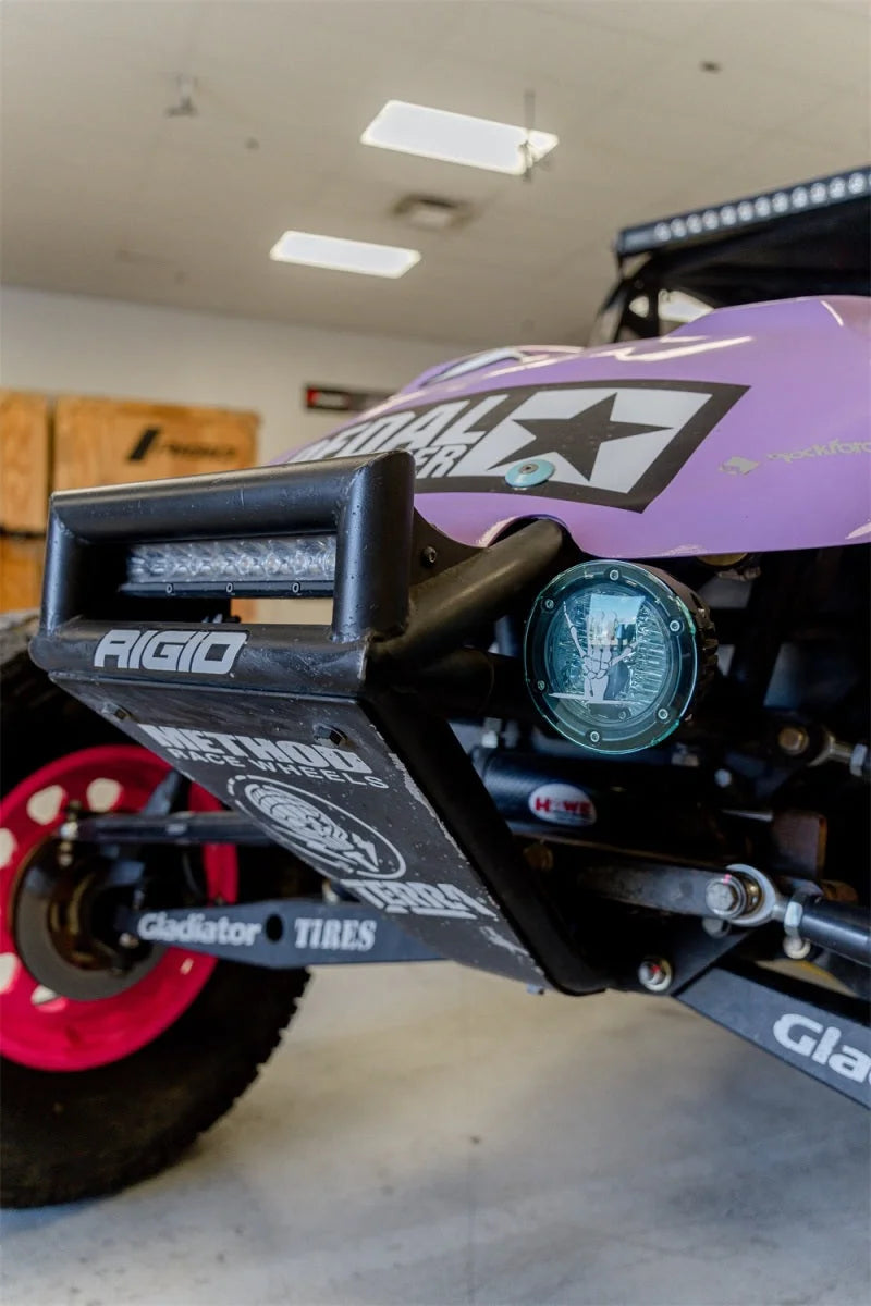 Rigid Industries x SHREDDY 360-Series 4in Lights w/Wt Bcklght (2) + 6 Covers (2 Pink/2 Teal/2 Blk) - Additional View 7