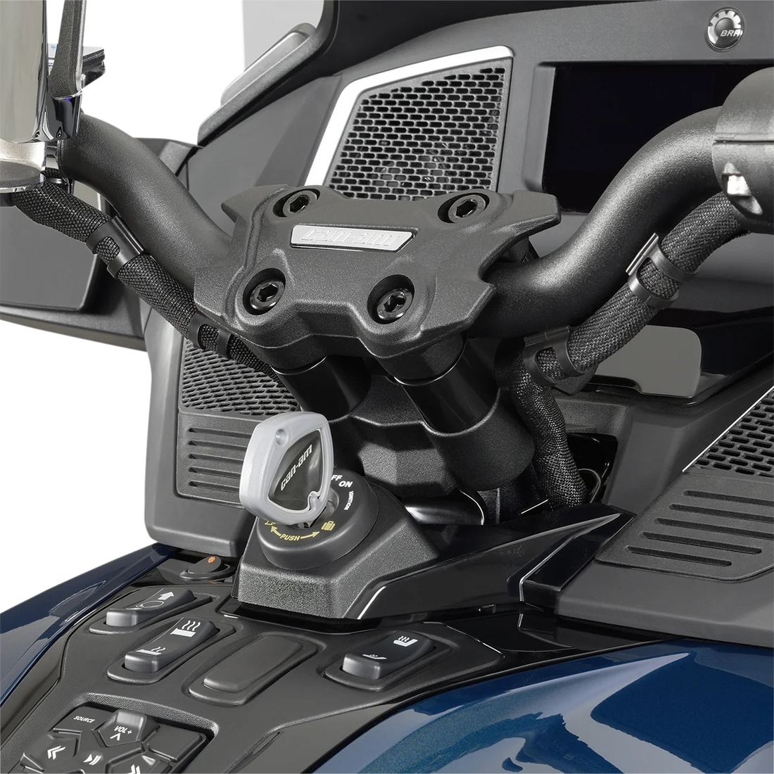 Riser Kit - Spyder Show Chrome - Side View