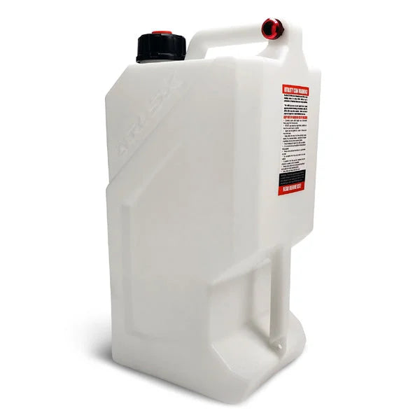 Risk Racing EZ Utility Jug - White - 3 gal 00281 - Side View