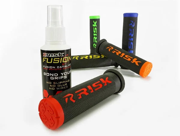 Risk Racing Grips - Fusion 2.0 - ATV - Green 00291 - Side View