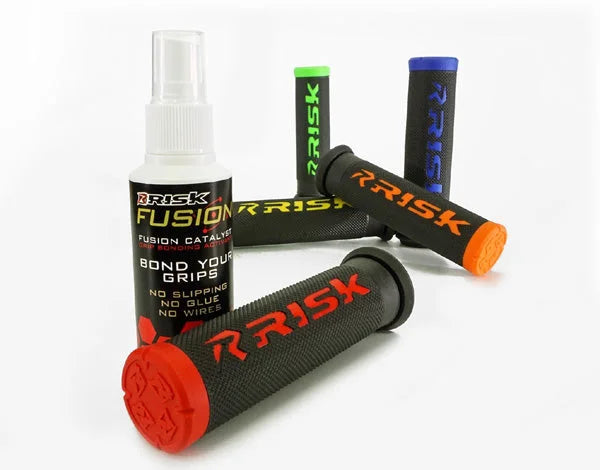 Risk Racing Grips - Fusion 2.0 - ATV - Red 00289 - Side View