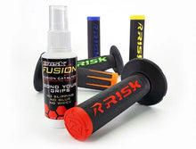Load image into Gallery viewer, Risk Racing Grips - Fusion 2.0 - Blue 00285 - Side View