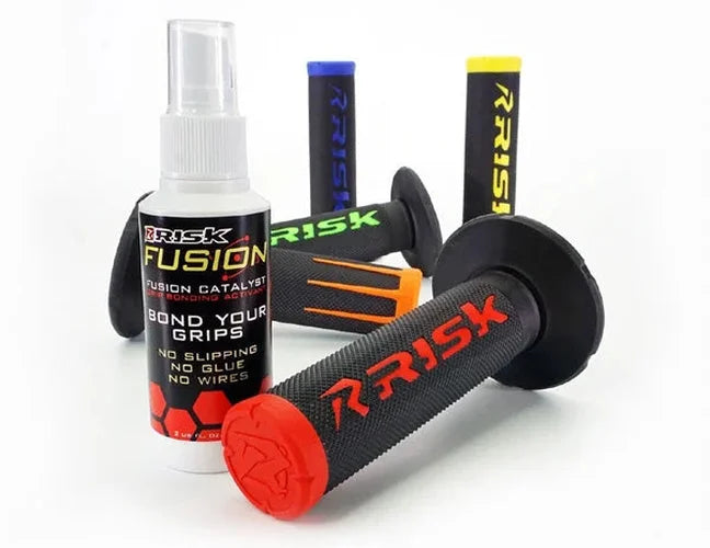 Risk Racing Grips - Fusion 2.0 - Orange 00287 - Side View