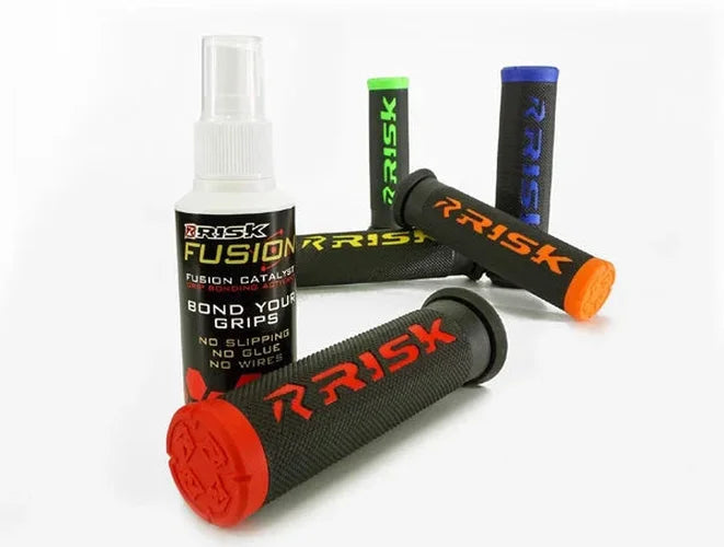 Risk Racing Grips - Fusion 2.0 - ATV - Yellow 00293 - Side View