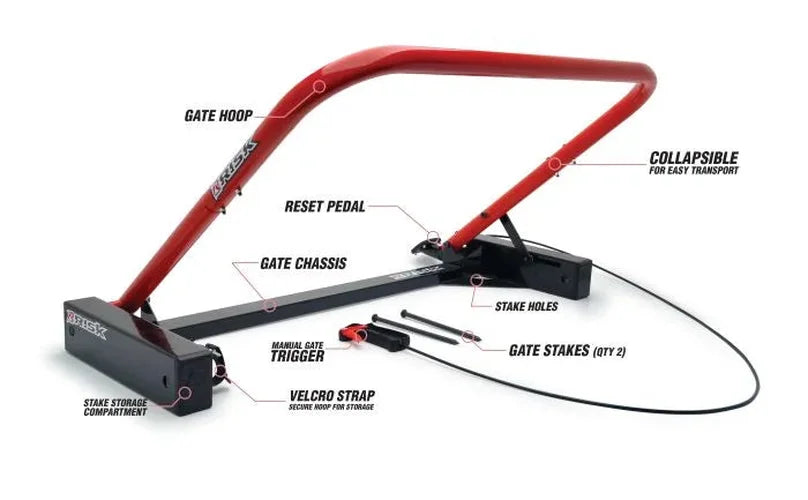 Risk Racing Holeshot Starting Gate - Manual 14262 - Side View