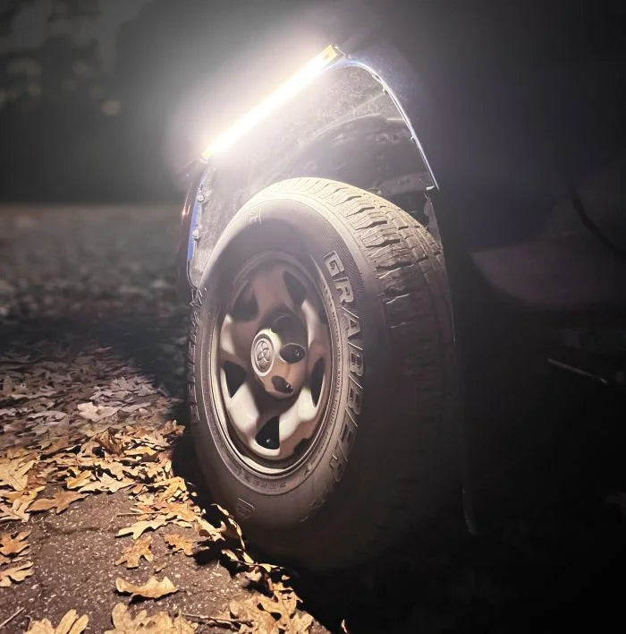 Risk Racing Light - FLEXIT - Under-Hood/Compact/Magnetic - 1000 Lumen - Black 00192 - Back View