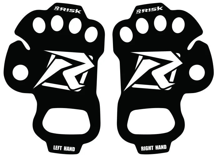 Risk Racing Ultra Thin Palm Protectors - Black - XL 12699 - Main Product View