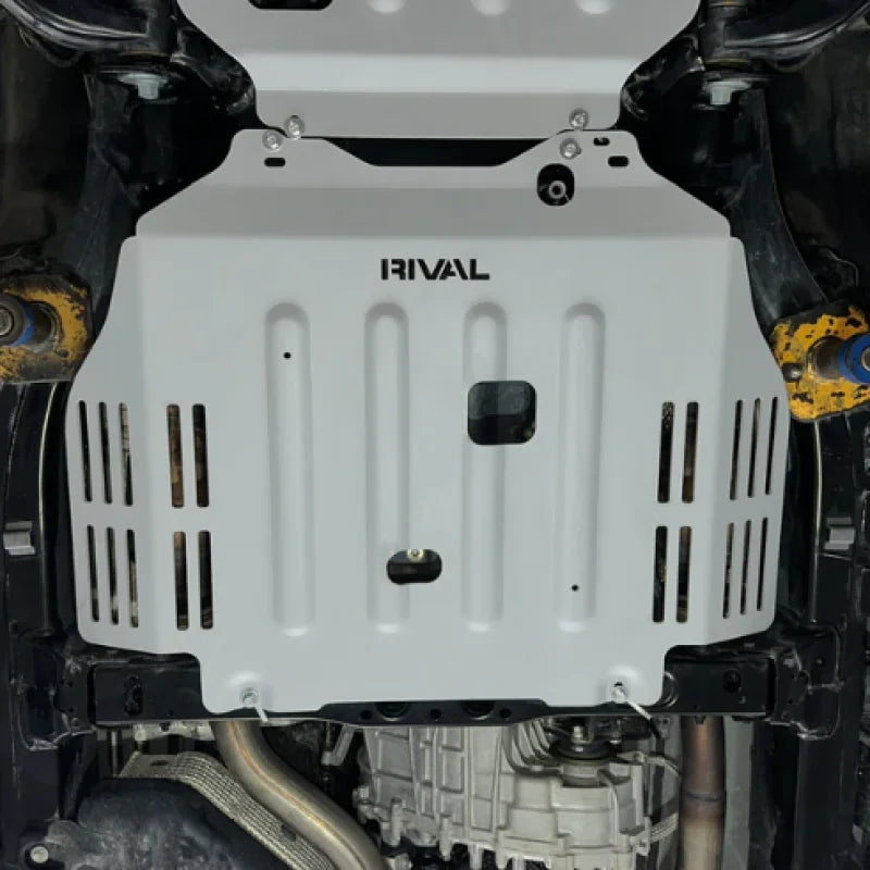 Rival 2007-2021 Toyota Land Cruiser Aluminum Transfer Case Skid Plate - Side View