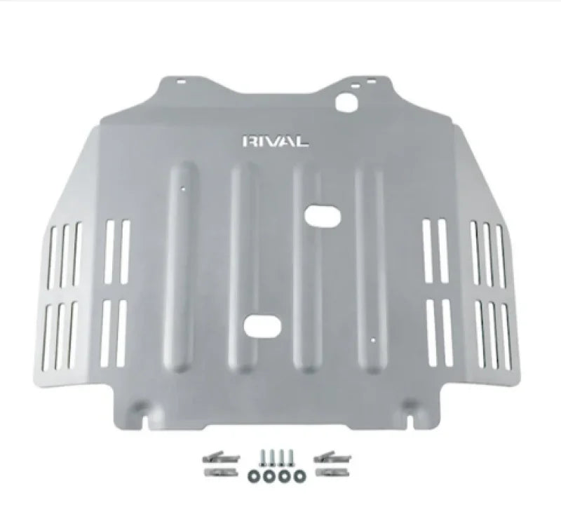 Rival 2021-2025 Toyota Tundra  Aluminum Transmission Catalytic Converter Skid Plate