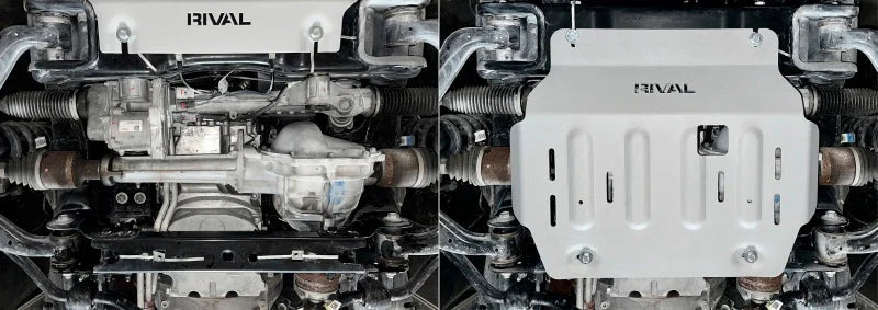 Rival 4x4 Aluminum Engine Skid Plate Except 2.7 fits 2015+ Ford F150 ECOBOOST - Main Product View