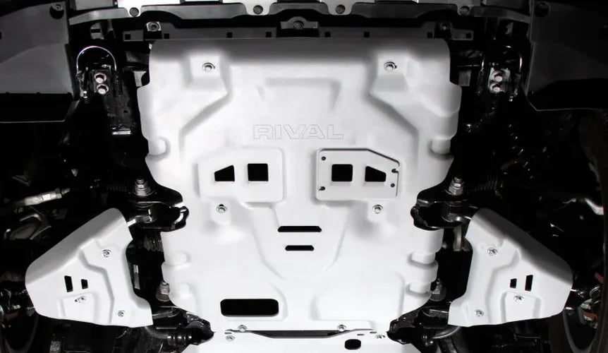 Rival 4x4 Aluminum Engine Skid Plate fits 2024-2026 Toyota Tacoma / 2024-2026 Toyota 4RUNNER / 2024-2026 Toyota Land Cruiser