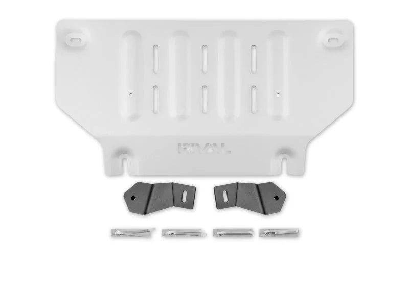Rival 4x4 Aluminum Radiator Skid Plate fits 2015+ Ford F150 ECOBOOST - Side View