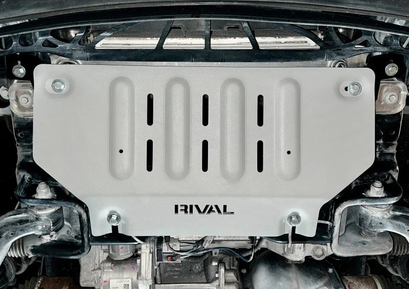 Rival 4x4 Aluminum Radiator Skid Plate fits 2015+ Ford F150 ECOBOOST - Detail View