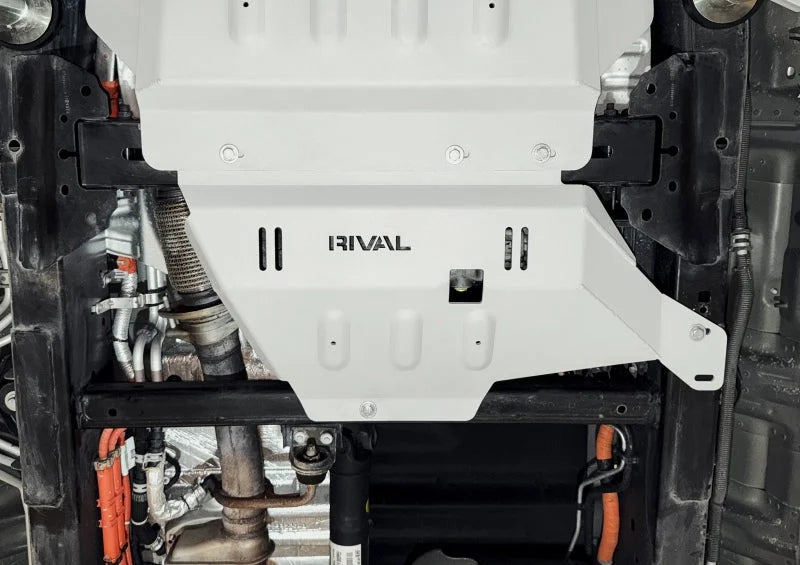 Rival 4x4 Aluminum Transfer Case Skid Plate fits 2015+ Ford F150 Powerboost - Main Product View