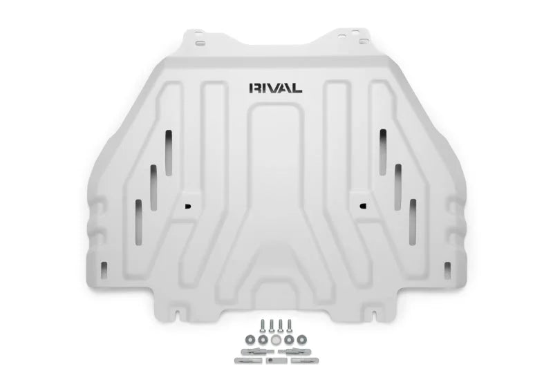 Rival 4x4 Aluminum Transmission Catalytic Converter Skid Plate fits 2024-2026 Lexus GX550 Luxury / Toyota 4RUNNER / 2025 2...