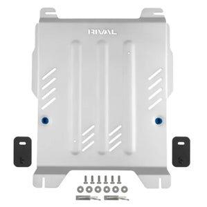 Rival 4x4 Aluminum Transmission Skid Plate fits 2021-2025 Ford Bronco / 2024-2026 Ford Ranger / 2024-2025 Ford Ranger RAPTOR