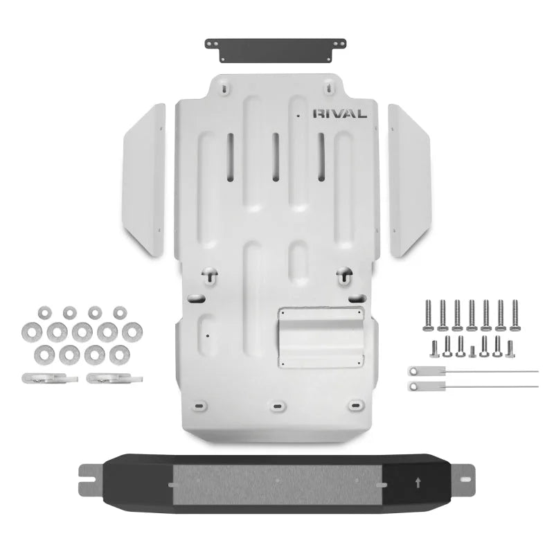 Rival 4x4 Aluminum Transmission Transfer Case Catalytic Converter Skid Plate fits 2010-2024 Toyota 4RUNNER - Main Product ...