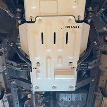 Load image into Gallery viewer, Rival 4x4 Aluminum Transmission Transfer Case Catalytic Converter Skid Plate fits 2010-2024 Toyota 4RUNNER - Side View