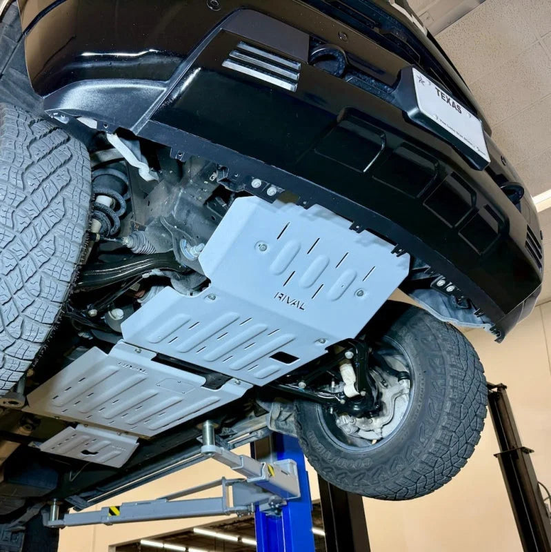 Rival 4x4 Engine Skid Plate NO DIESEL fits 2019-2026 Chevrolet Silverado / 2019-2026 Chevrolet Tahoe / 2019-2026 GMC Sierr...
