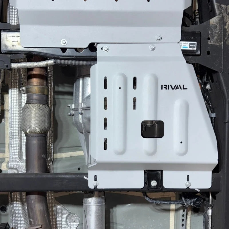 Rival 4x4 Transfer Case Skid Plate fits 2019-2026 Chevrolet Silverado - Installation View