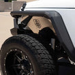Load image into Gallery viewer, Road Armor 07-18 Jeep Wrangler JK Stealth Front Fender Flare Body Armor w/LED DRL - Tex Blk - Additional View 9