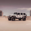 Load image into Gallery viewer, Road Armor 07-18 Jeep Wrangler JK Stealth Front Fender Flare Body Armor w/LED DRL - Tex Blk - Additional View 10