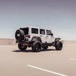 Load image into Gallery viewer, Road Armor 07-18 Jeep Wrangler JKU 4DR Stealth Rear Fender Flare Body Armor - Tex Blk - Side View