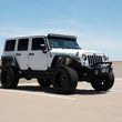 Load image into Gallery viewer, Road Armor 07-18 Jeep Wrangler JKU 4DR Stealth Rear Fender Flare Body Armor - Tex Blk - Back View