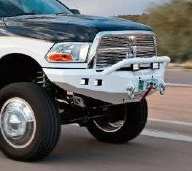 Road Armor 10-18 Ram 2500 Stealth Front Winch Bumper w/Pre-Runner Guard - Tex Blk - Main Product View