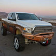 Load image into Gallery viewer, Road Armor 10-18 Ram 2500 Stealth Front Winch Bumper w/Pre-Runner Guard - Tex Blk - Side View