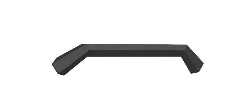 Road Armor 11-16 Ford F-250 SPARTAN Front Bumper Bolt-On Pre-Runner Guard - Tex Blk - Side View