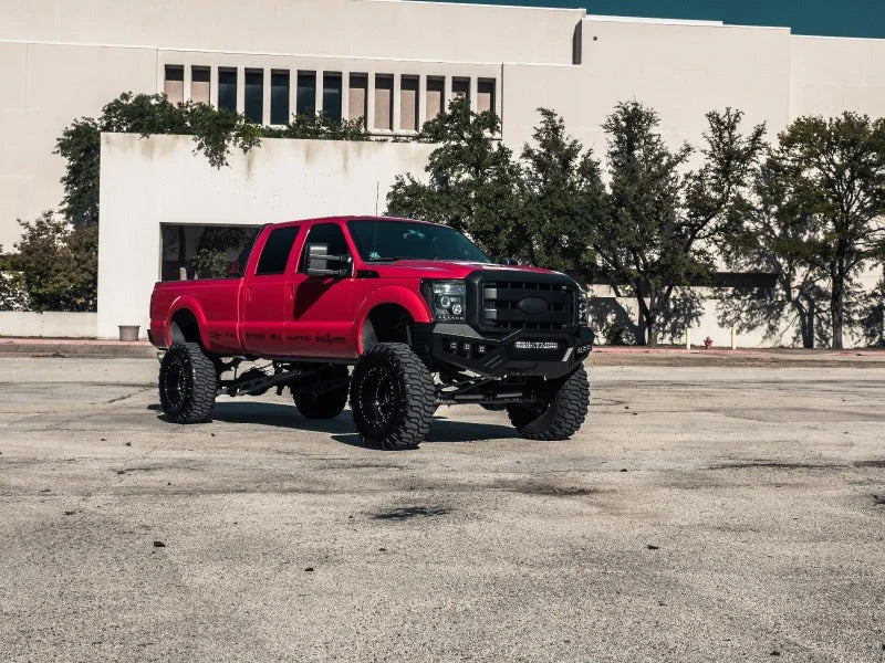 Road Armor 11-16 Ford F-250 SPARTAN Front Bumper - Tex Blk - Side View