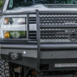 Load image into Gallery viewer, Road Armor 15-19 Chevy 2500 Vaquero Front Bumper Full Guard - Tex Blk - Back View