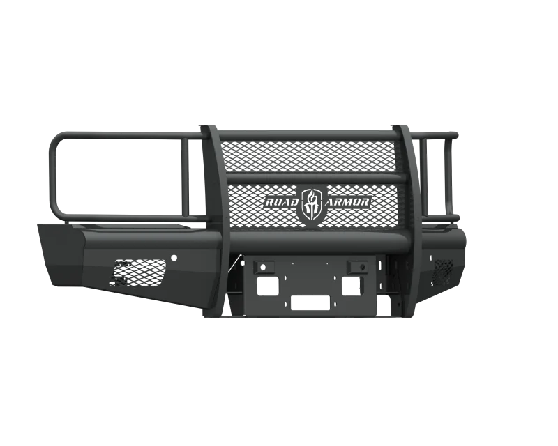 Road Armor 15-19 Chevy 2500 Vaquero Front Winch Plate - Tex Blk