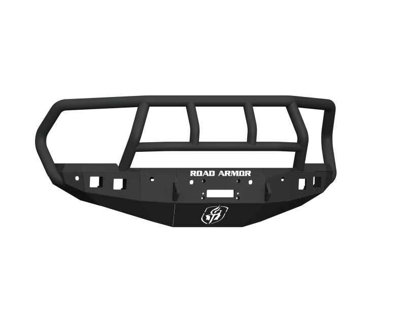 Road Armor 16-18 Ram 2500 Stealth Front Winch Bumper w/Titan II Guard/6 Sensor Holes - Tex Blk