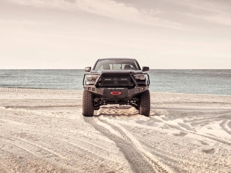 Road Armor 16-20 Toyota Tacoma Stealth Front Winch Bumper w/Lonestar Guard - Tex Blk - Additional View 7