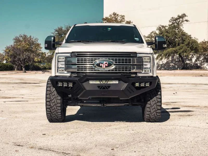 Road Armor 17-20 Ford F-250 SPARTAN Front Bumper Bolt-On Pre-Runner Guard - Tex Blk - Additional View 7