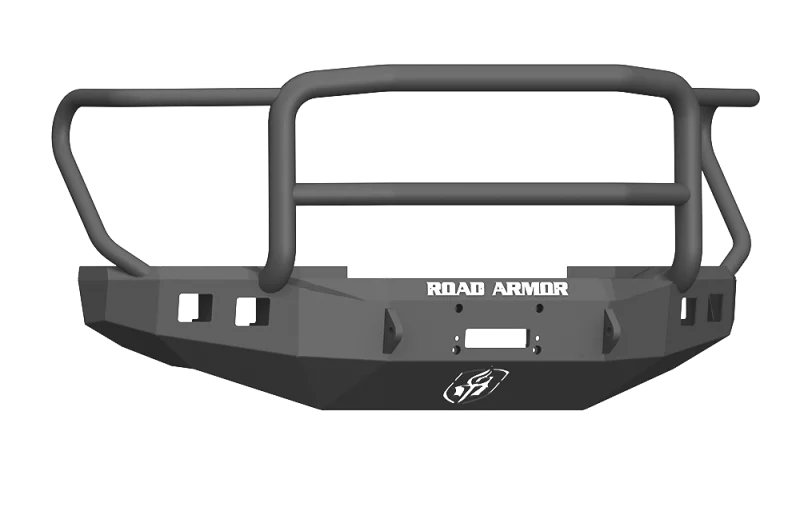 Road Armor 17-20 Ford F-250 Stealth Front Winch Bumper w/Lonestar Guard - Tex Blk