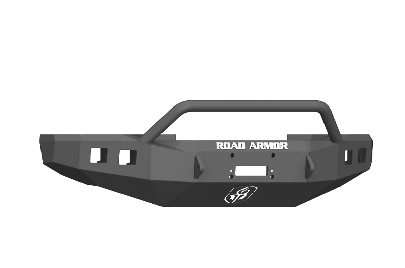 Road Armor 17-20 Ford F-250 Stealth Front Winch Bumper w/Pre-Runner Guard - Tex Blk