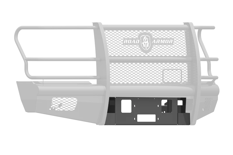 Road Armor 17-20 Ford F-250 Vaquero Front Winch Plate - Tex Blk