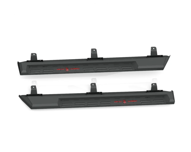 Road Armor 18-20 Jeep Wrangler JL 4DR Stealth Running Board Step - Tex Blk